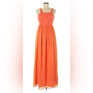Keepsake the Label NWT Satellites orange maxi dress, size 4